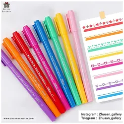 ماژیک رولی و هایلایتر LINE SHAPED طرح دار