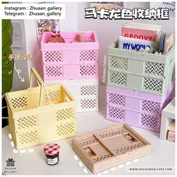 باکس ارگانایزر تاشو Tote Box پاستلی رومیزی