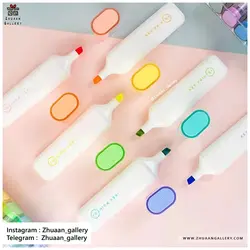 ست 6 رنگ ماژیک هایلایتر KEY POINTS مینیمال