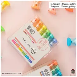 ست 6 رنگ ماژیک هایلایتر KEY POINTS مینیمال