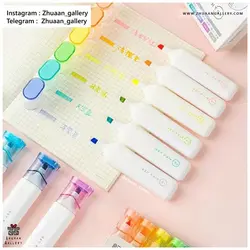 ست 6 رنگ ماژیک هایلایتر KEY POINTS مینیمال