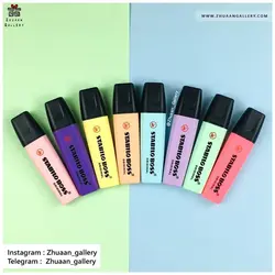 ست 8 رنگ ماژیک هایلایتر BOSS ORIGINAL استابیلو