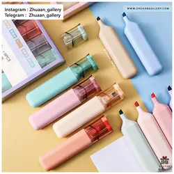 ست 6 رنگ ماژیک هایلایتر MKX مینیمال پاستلی