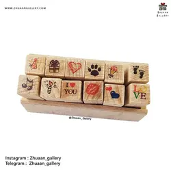 ست مهر 12 تایی STAMPTOPIA پلنری فانتزی