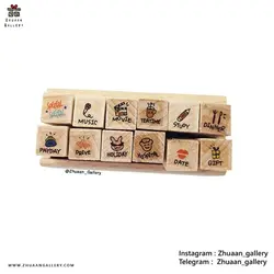 ست مهر 12 تایی STAMPTOPIA پلنری فانتزی