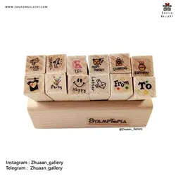 ست مهر 12 تایی STAMPTOPIA پلنری فانتزی