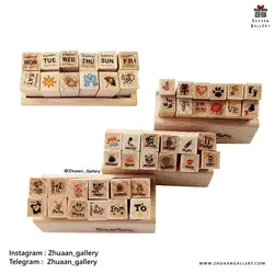 ست مهر 12 تایی STAMPTOPIA پلنری فانتزی