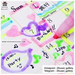 ماژیک هایلایتر اکلیلی زبرا