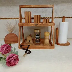 استند دو طبقه پاسماوری آشپزخانه - مامبو وود