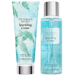 ست بادی اسپلش و لوسیون بدن اسپارکلینگ کرم ویکتوریا سکرت اورجینال