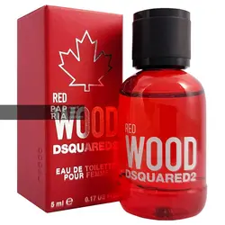 مینیاتوری عطر دیسکوارد رد وود قرمز زنانه ادو تویلت 5 میلی لیتر