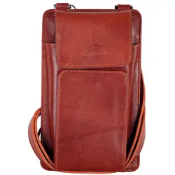 کیف گردنی چرم مدل DG73