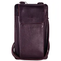 کیف گردنی چرم مدل DG73