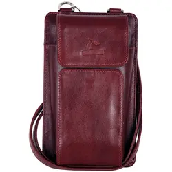 کیف گردنی چرم مدل DG73