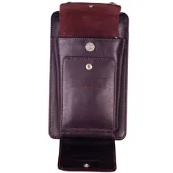 کیف گردنی چرم مدل DG73