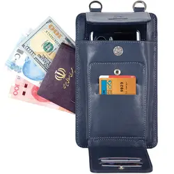 کیف گردنی چرم مدل DG73