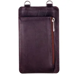 کیف گردنی چرم مدل DG73