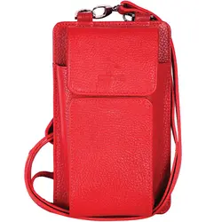 کیف گردنی چرم مدل DG73.1