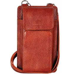 کیف گردنی چرم مدل DG73.1