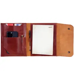 کیف فولدر دستی چرم بارز مدل DF38