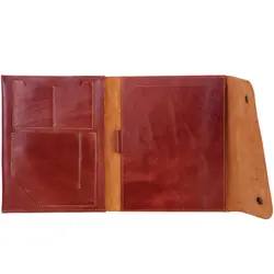 کیف فولدر دستی چرم بارز مدل DF38