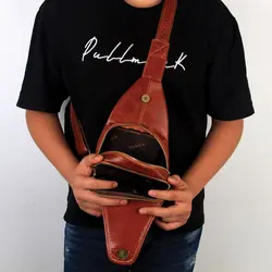 کیف رودوشی چرم مدل DG69