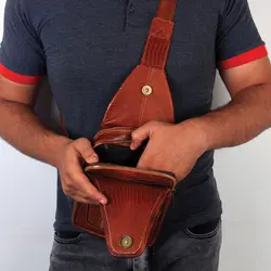 کیف رودوشی چرم مدل DG69.Lizard