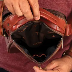 کیف رودوشی چرم مدل DG68