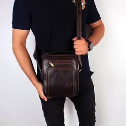 کیف رودوشی چرم مدل DG68