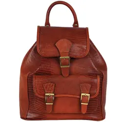 کوله پشتی چرم مدل DZ8.Lizard