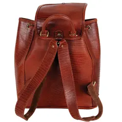 کوله پشتی چرم مدل DZ8.Lizard