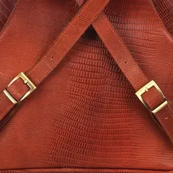 کوله پشتی چرم مدل DZ8.Lizard