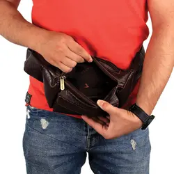کیف کمری چرم مدل DG66.KO