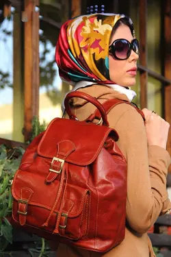 کوله پشتی چرم مدل DZ8