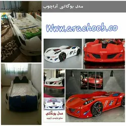 تخت خواب پسرانه ماشین بوگاتی