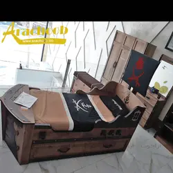 تخت خواب مدل کشتی کاراییب