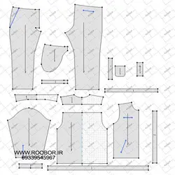 لباس کار مردانه (کاپشن-شلوار) - روبُر