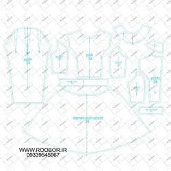 پیراهن کلوش زنانه - روبُر