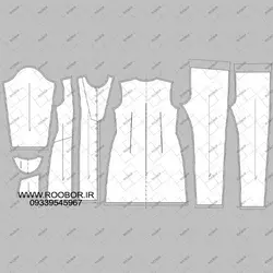 فرم دبیرستان دخترانه- مانتو شلوار - روبُر