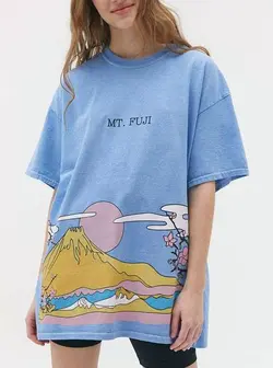 تی شرت لانگ لش - روبُر