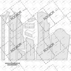 روپوش پزشکی زنانه - روبُر