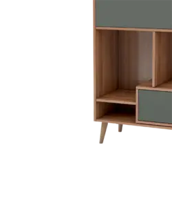 کتابخانه ام دی اف طوسی قهوه ای مدل L.008