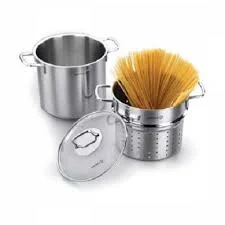 پاستا پز(قابلمه ۴ تیکه) پارس استیل سایز ۲۴