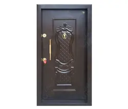 درب ضد سرقت مدل دیپلمات قهوه ای