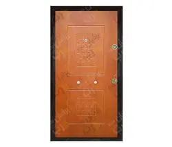 درب ضد سرقت مدل دوقاب حصیری -