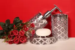 ست ۳ پارچه ویولت گلدار - پرشین مروارید