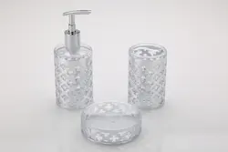 ست ۳ پارچه ویولت گلدار - پرشین مروارید