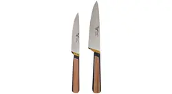 سرویس چاقو آشپزخانه 2 پارچه غفاری زنجان مدل 12C