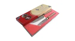 سرویس چاقو آشپزخانه 2 پارچه غفاری زنجان مدل 12C