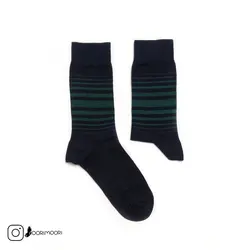 جوراب ساقدار سرمه ای سبز مردانه-1156